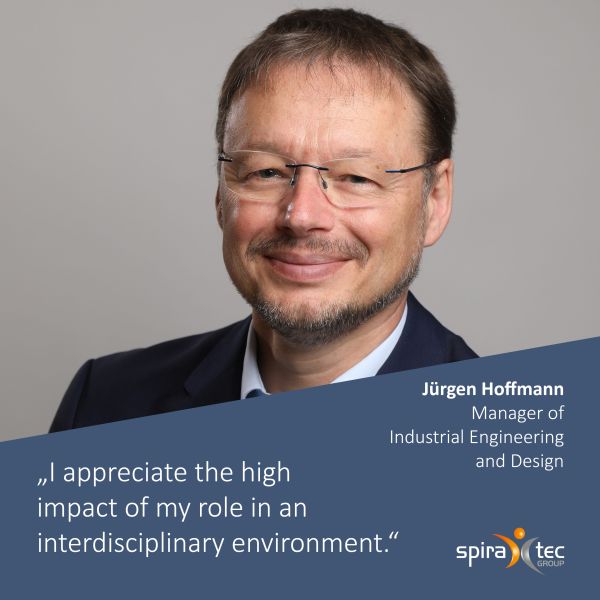 employee from SpiraTec with quotation from interview